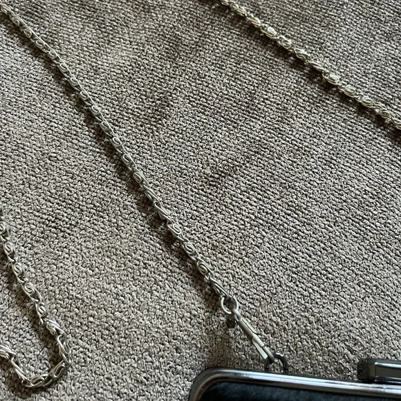 Michael Kors Black Calf Hair & Leather Clutch with 2 detachable straps - Picture 7 of 10